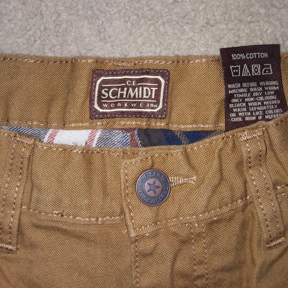 schmidt flannel lined pants